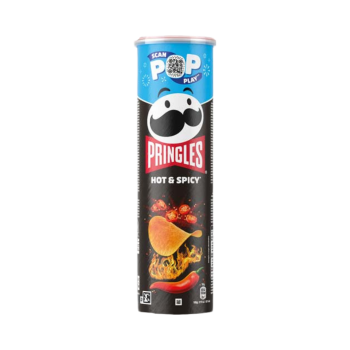 Pringles Hot & Spicy, 185 Gramm Dose